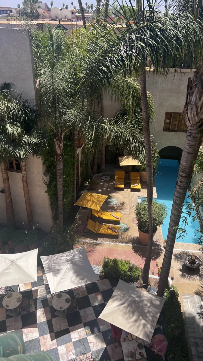 rooftop El Fenn Marrakech vue panoramique
