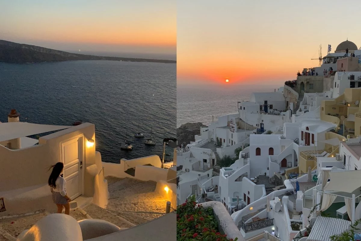 Santorin coucher du soleil