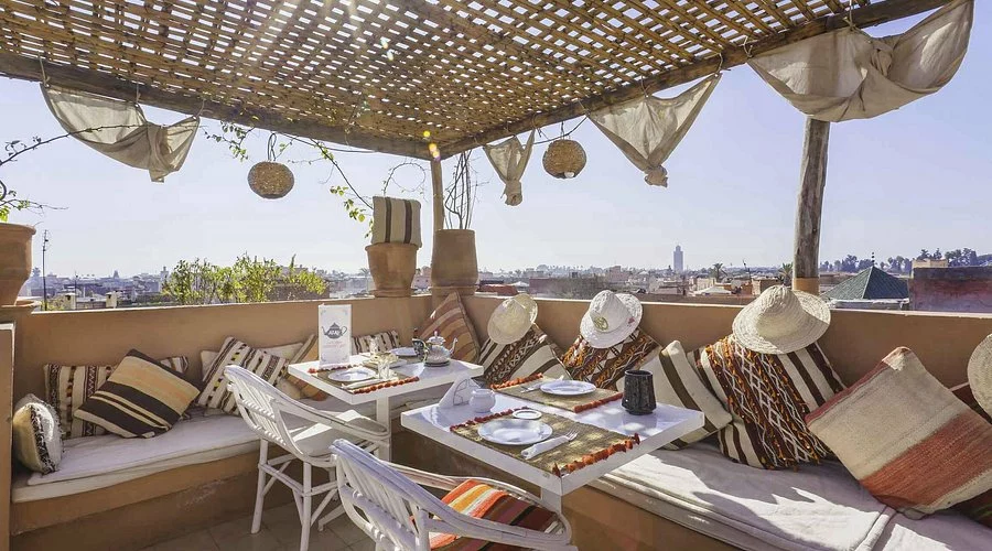 Atay Café rooftop Marrakech vue Jemaa el-Fna